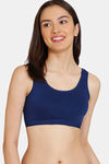 Zivame Girls Double Layered Non Wired Full Coverage Slip-on Beginner Bra (Pack of 2) - Multicolor — thumbnail 5
